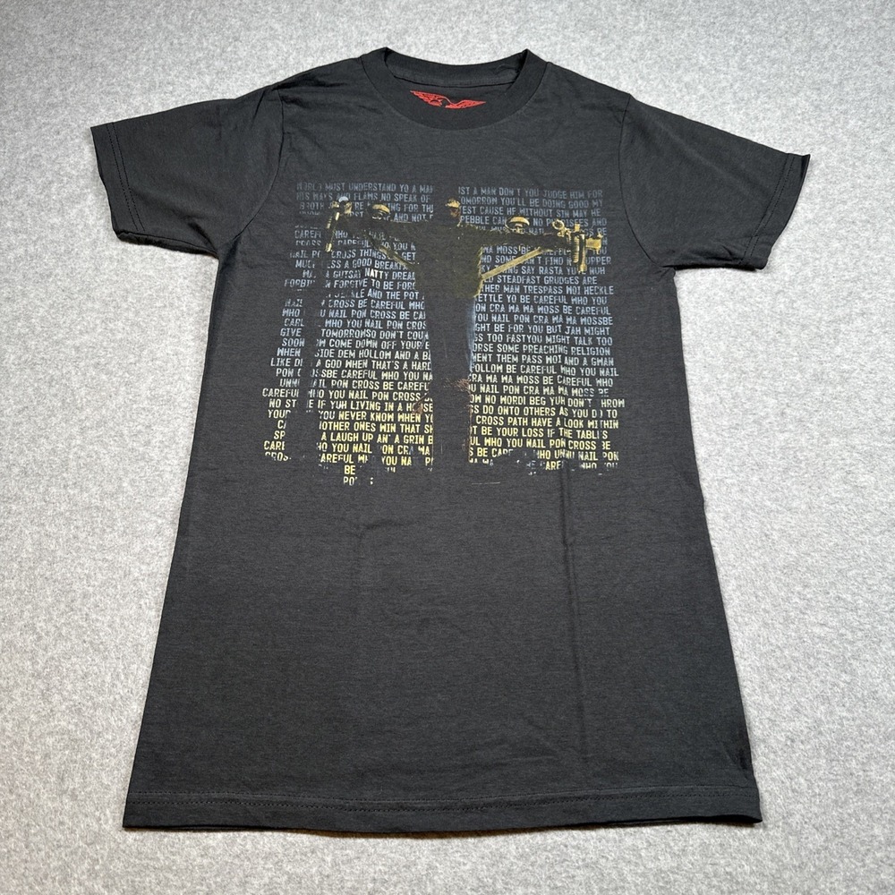 Damian Marley Jr Gong Crucified T-shirt Women's  S Black Cotton Reggae Music
